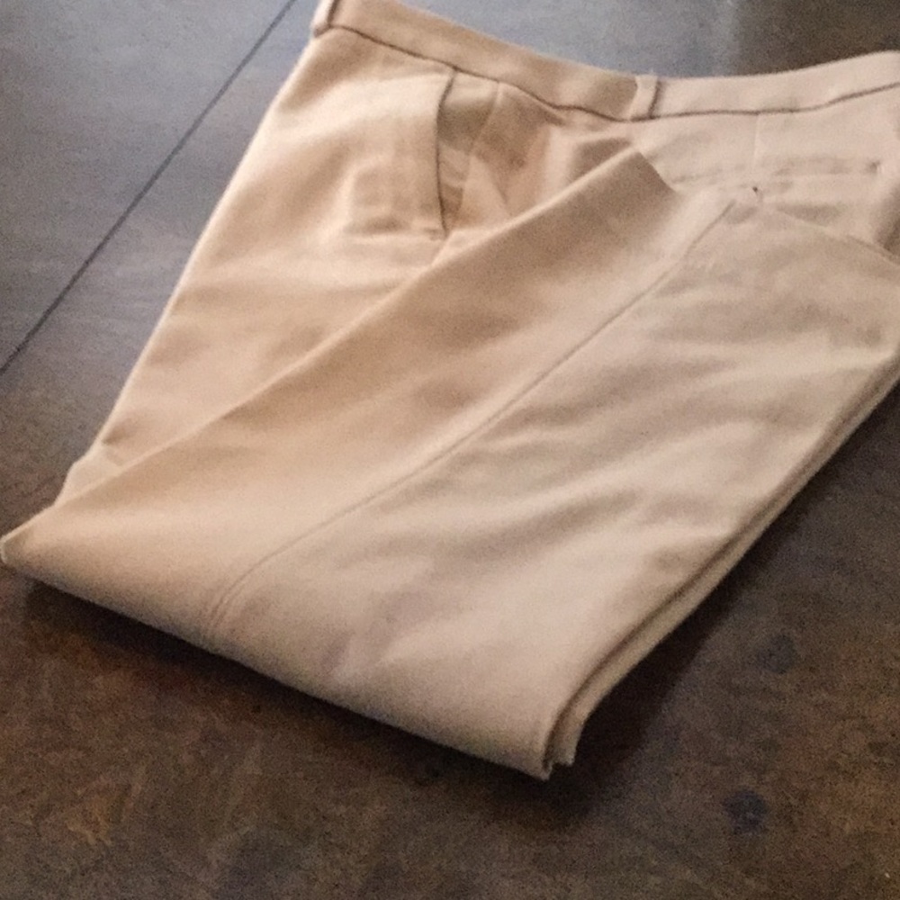 Camel wool trousers
